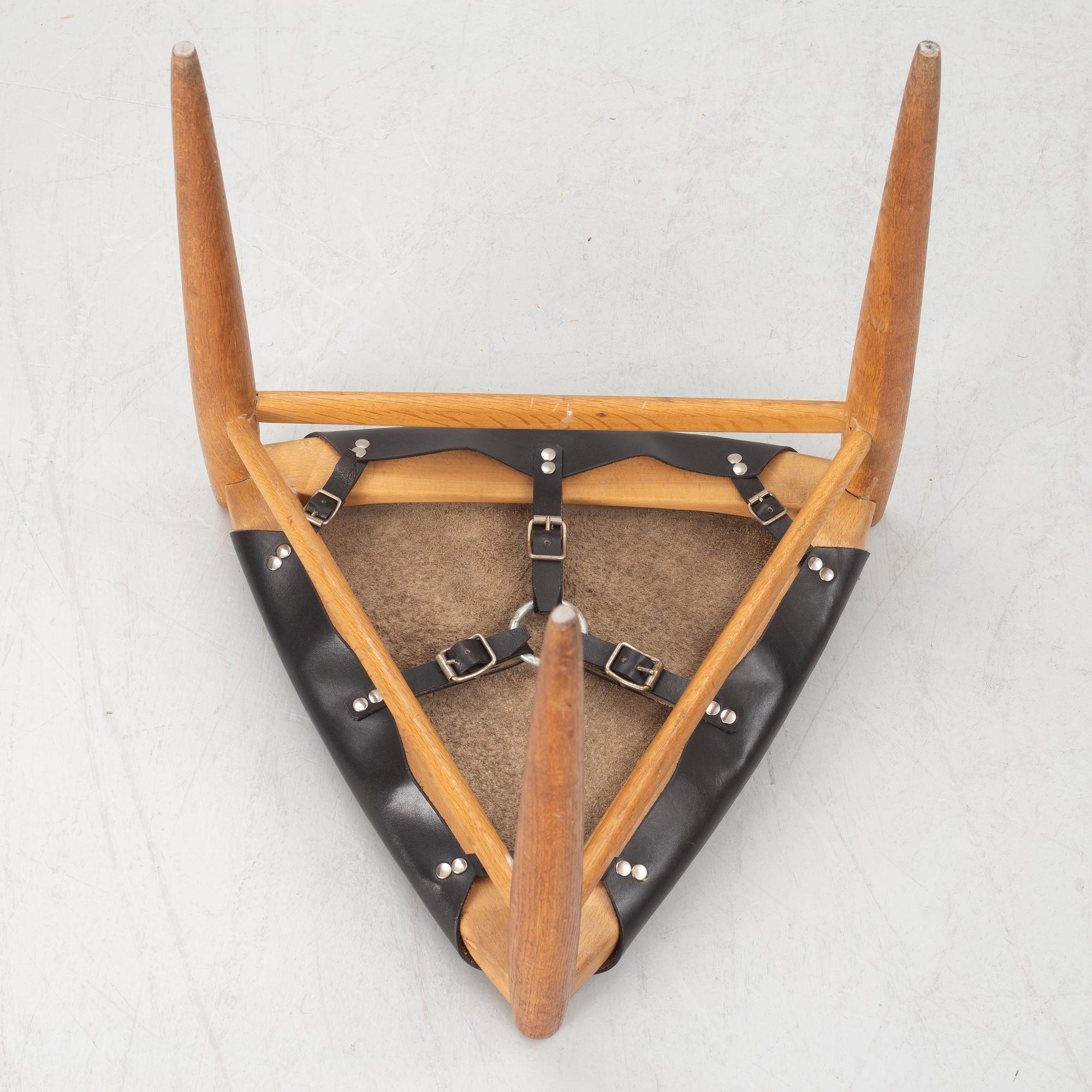 Östen Kristansson, stool, Vittsjö furniture, 1960s.