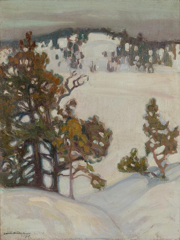 Väinö Hämäläinen, Winter landscape.