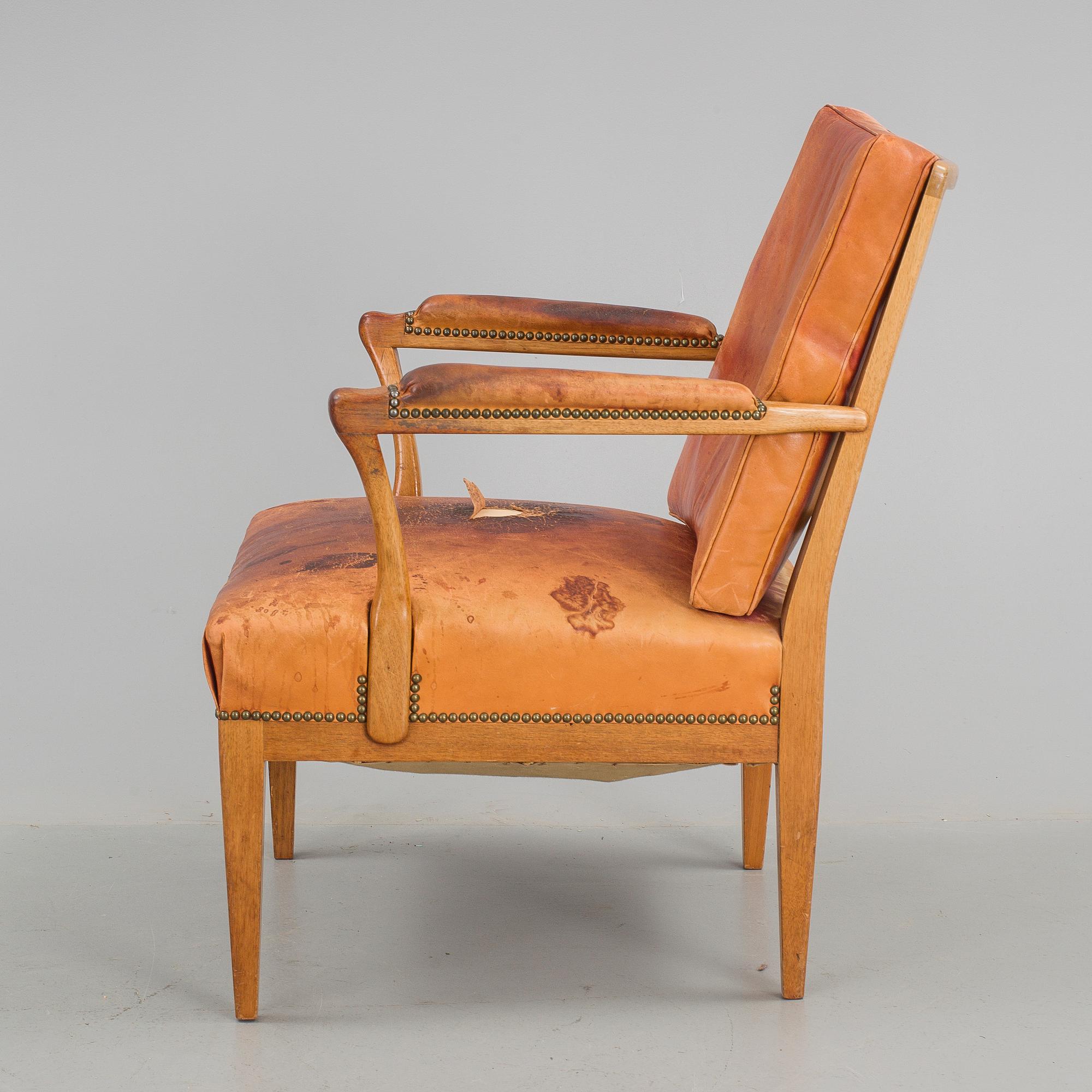 KARMSTOL, modell 868, Josef Frank, Firma Svenskt Tenn.