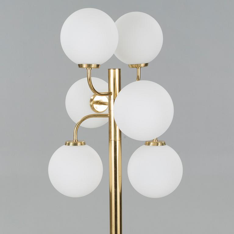 A floor lamp from the latter half of the 20th century.