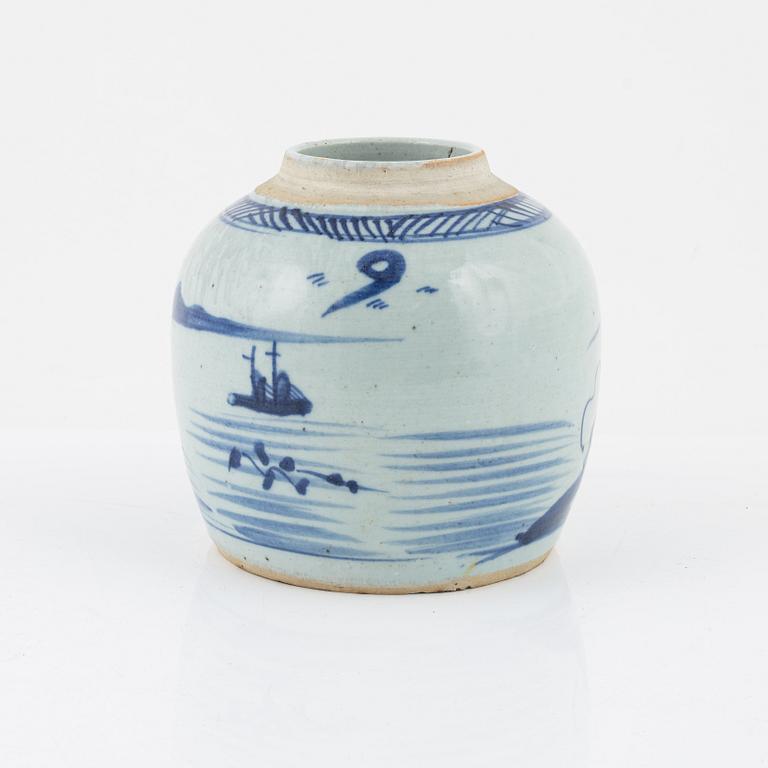 Bojan,  porslin. Kina, sen Qingdynasti, 1800-tal.