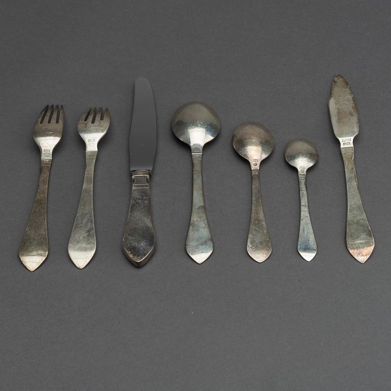 GEORG JENSEN, sterling silver cutlery.