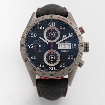 TAG Heuer, Carrera, wristwatch, chronograph, 43 mm.