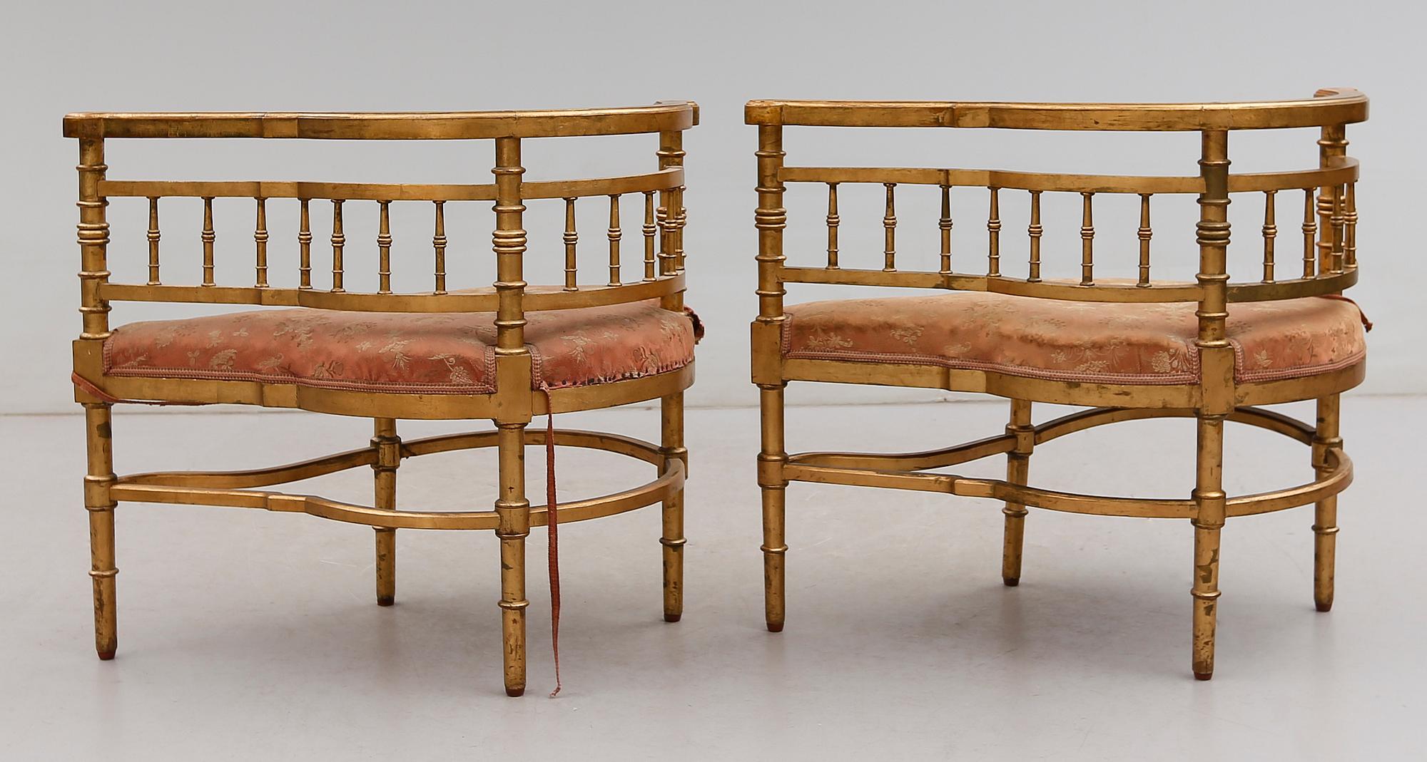 STOLAR, 2 st, 1800-talets andra hälft.