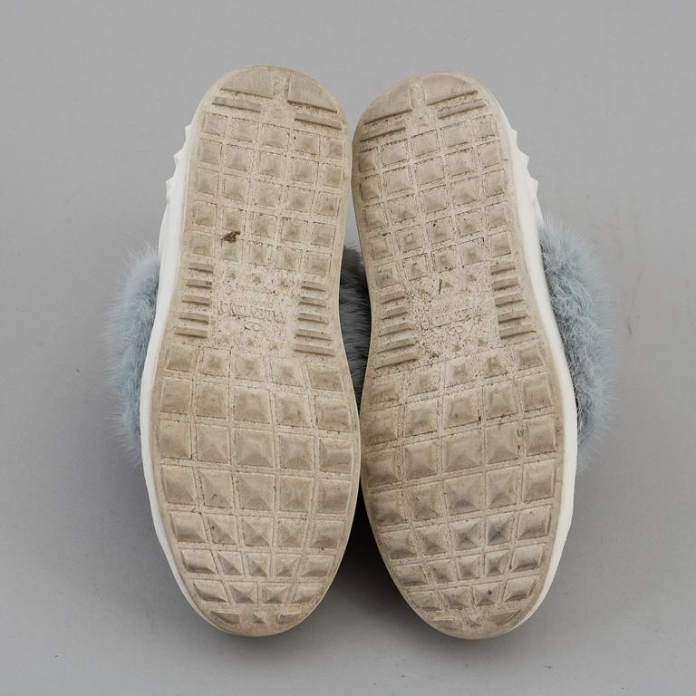 VALENTINO, "Mink fur sneakers", size 36,5.