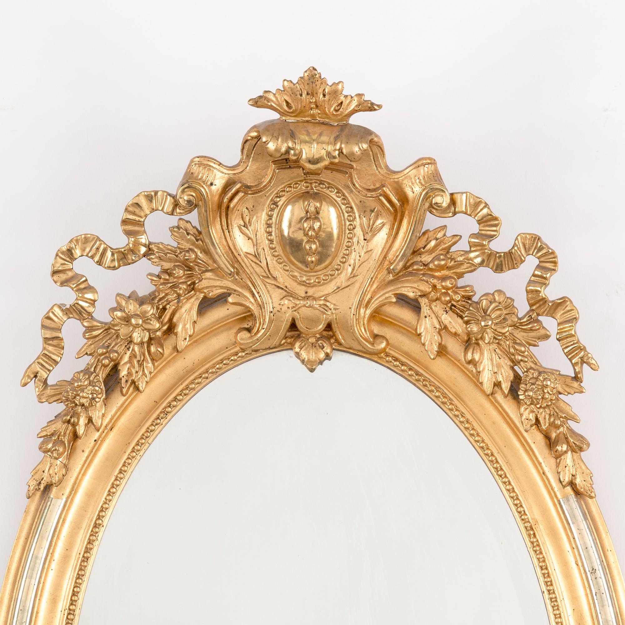 A late 19th century mirror.
