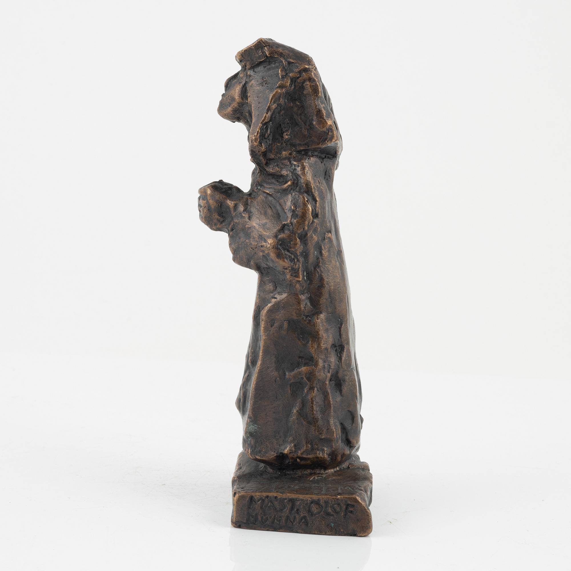 Bror Marklund, Sculpture, bronze, signed BM, height 22.5 cm.