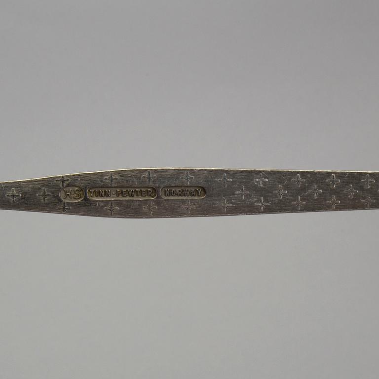 BESTICK, 109 delar, tenn och rostfritt stål, Hardanger, Norge, 1970-tal.