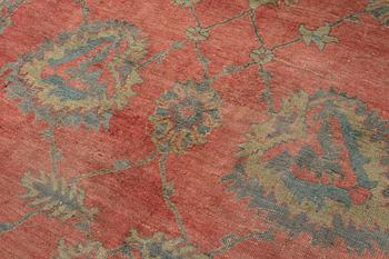 Carpet, antique, Ushak, approx. 344 x 265, late 19th century.