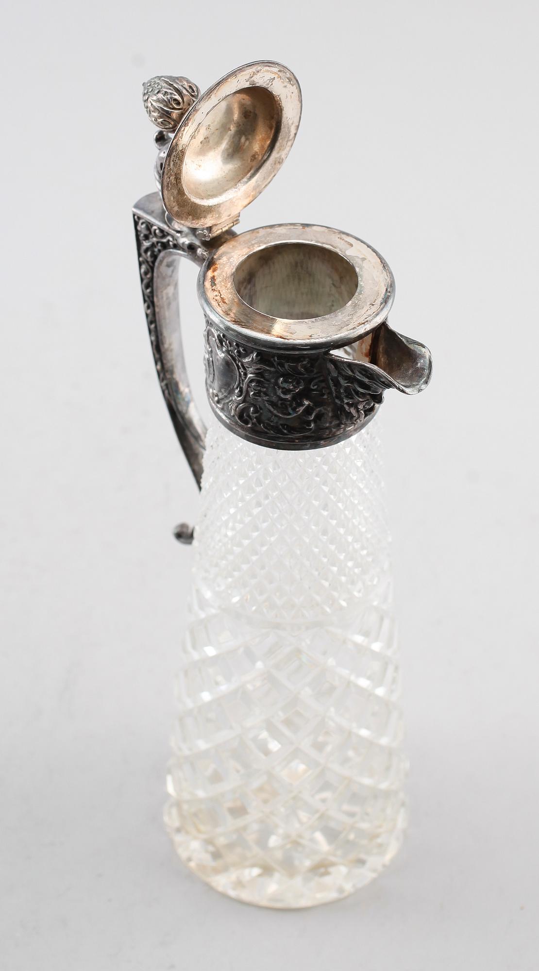 VINKANNA, glas och pläter, 1800-talets andra hälft.