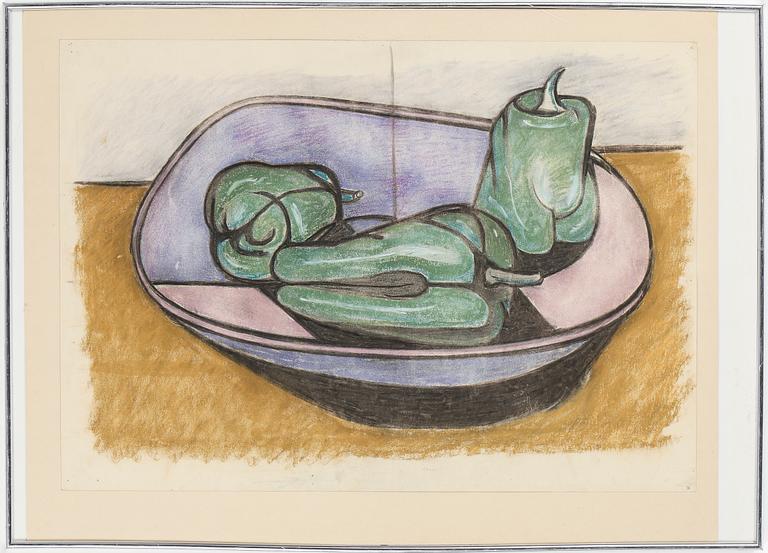 TYRA LUNDGREN, tillskriven, pastell, osignerad.