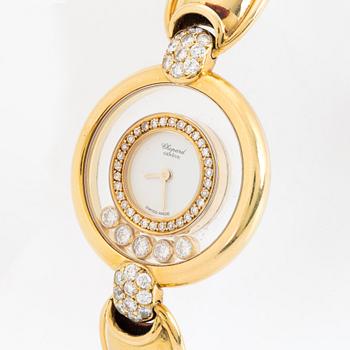 Chopard, Genève, Happy Diamonds, wristwatch, 25 mm.