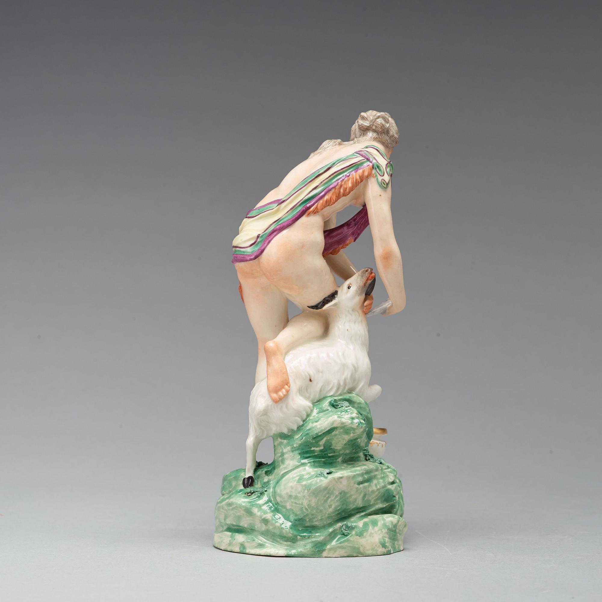 A Ludwigsburg allegorical porcelain figure, Germany, late 18th Century.