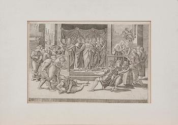 AGOSTINO VENEZIANO, after copper engraving.