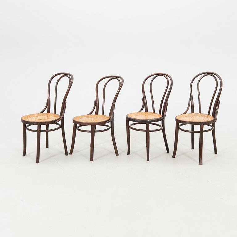 Chairs, set of 4, early 20th century.