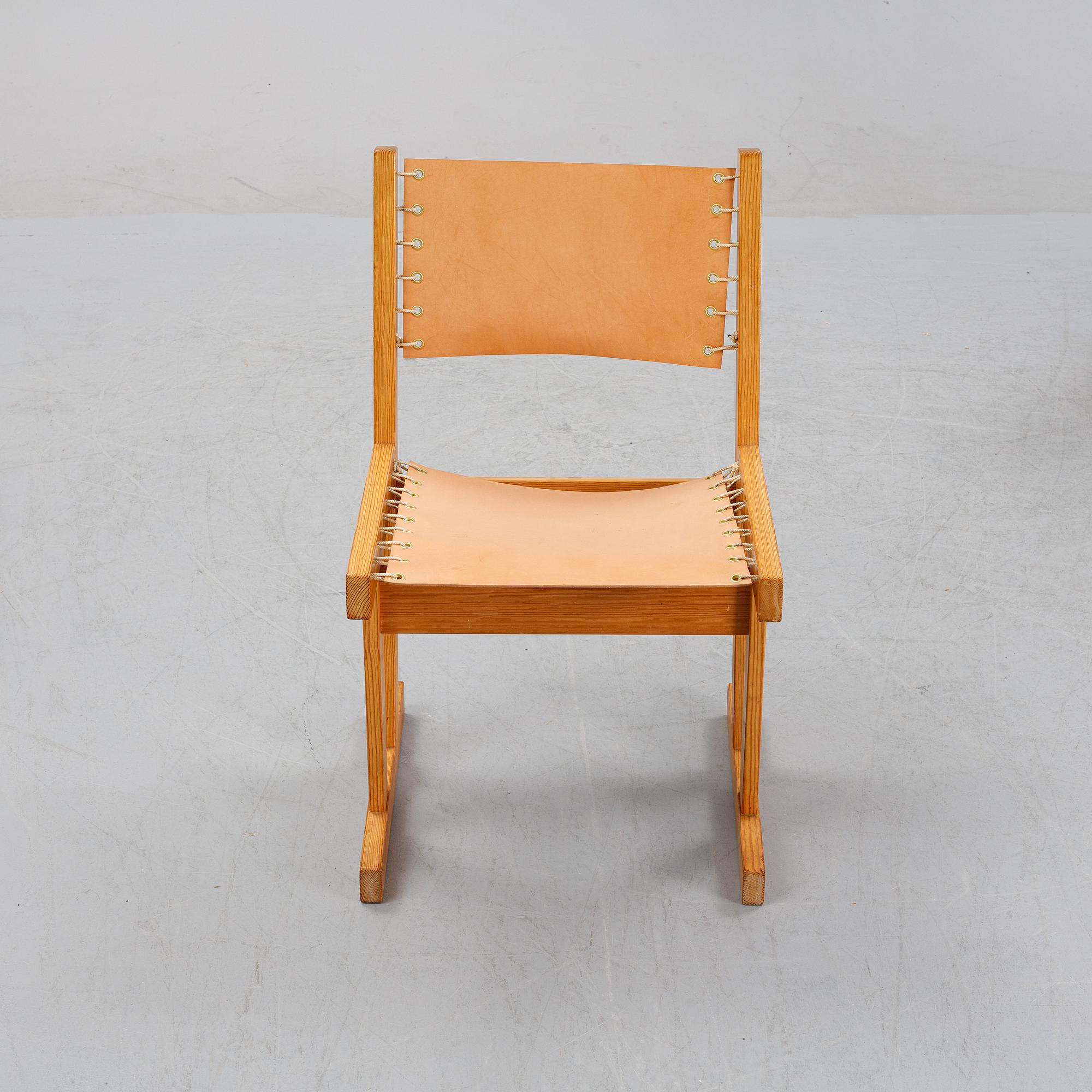 Four chairs by Svein Bjørneng for Bruksbo, Norway.