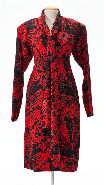 An Yves Saint Laurent dress.