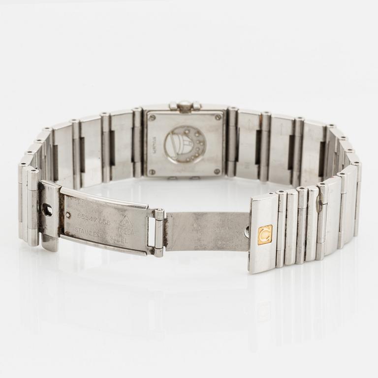 Omega, Constellation, Quadra, wristwatch, 19 x 24 mm.