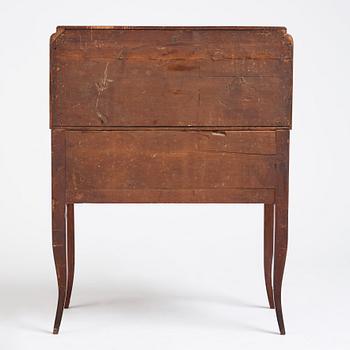 A Gustavian secretaire attributed to  J Hultsten (master in Stockholm 1773-1794), late 18th century .