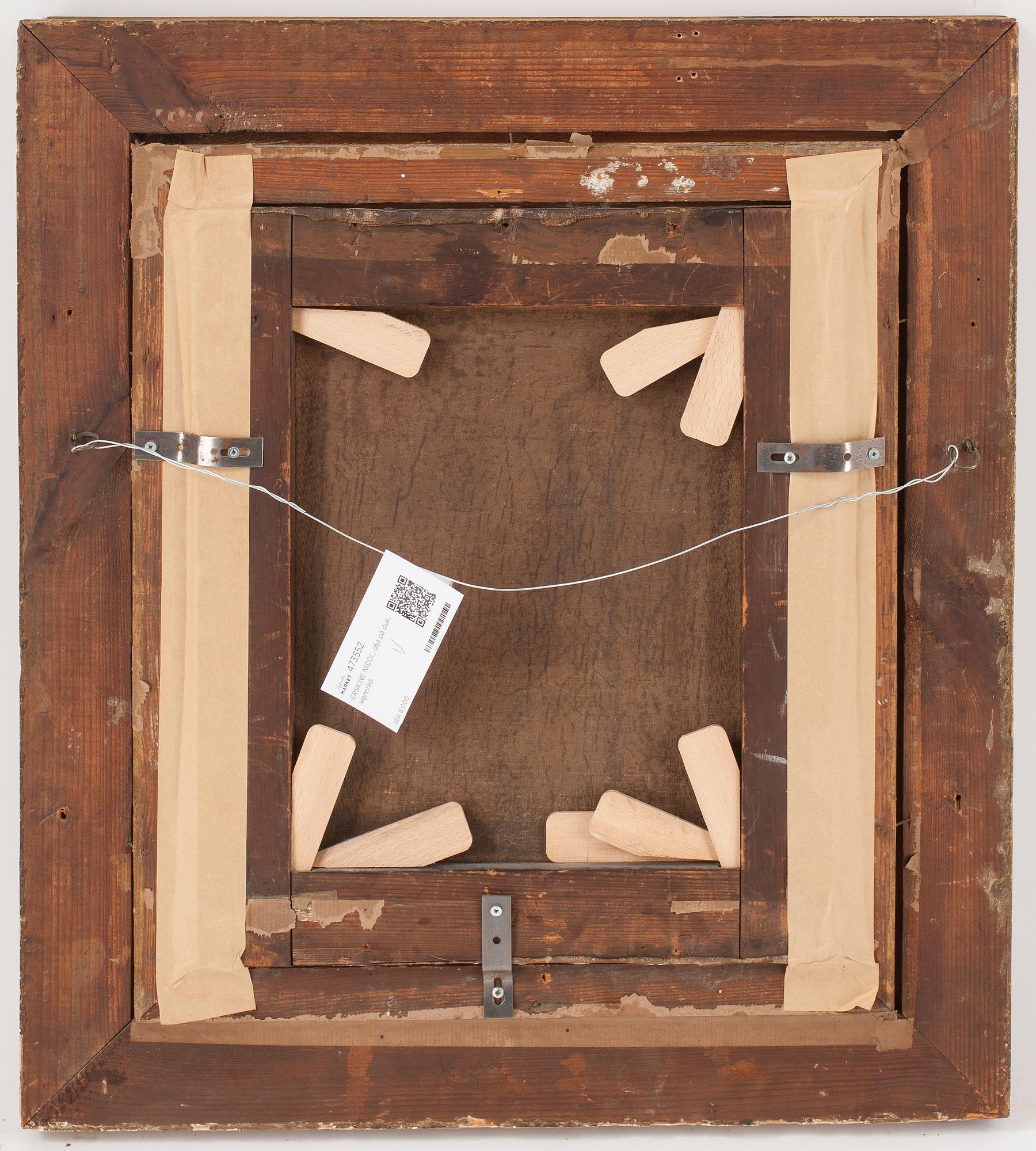 ERSKINE NICOL, olja på duk, signerad.