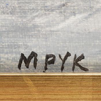 MADELEINE PYK, olja på duk, signerad.