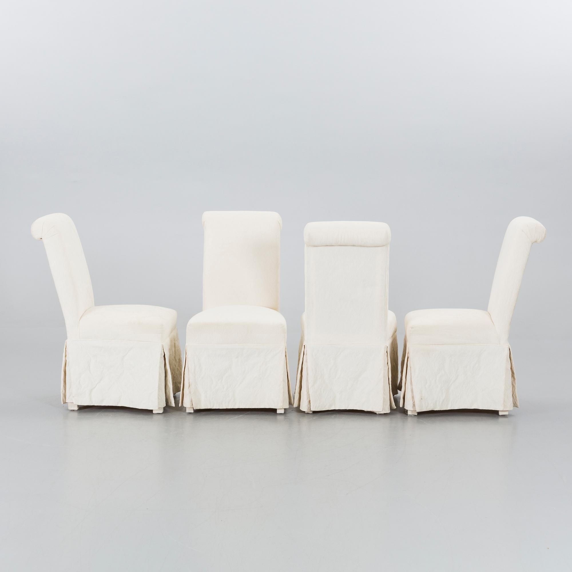 MATBORD samt 4 STOLAR, modern tillverkning.