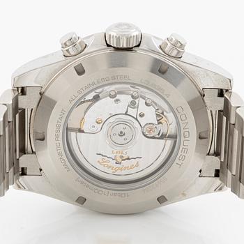 Longines, Conquest, chronograph, wristwatch, 42 mm.