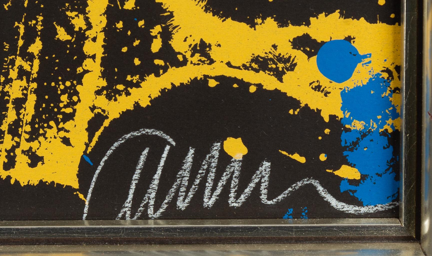 Arman, silkscreen in colours, signed 54/120.