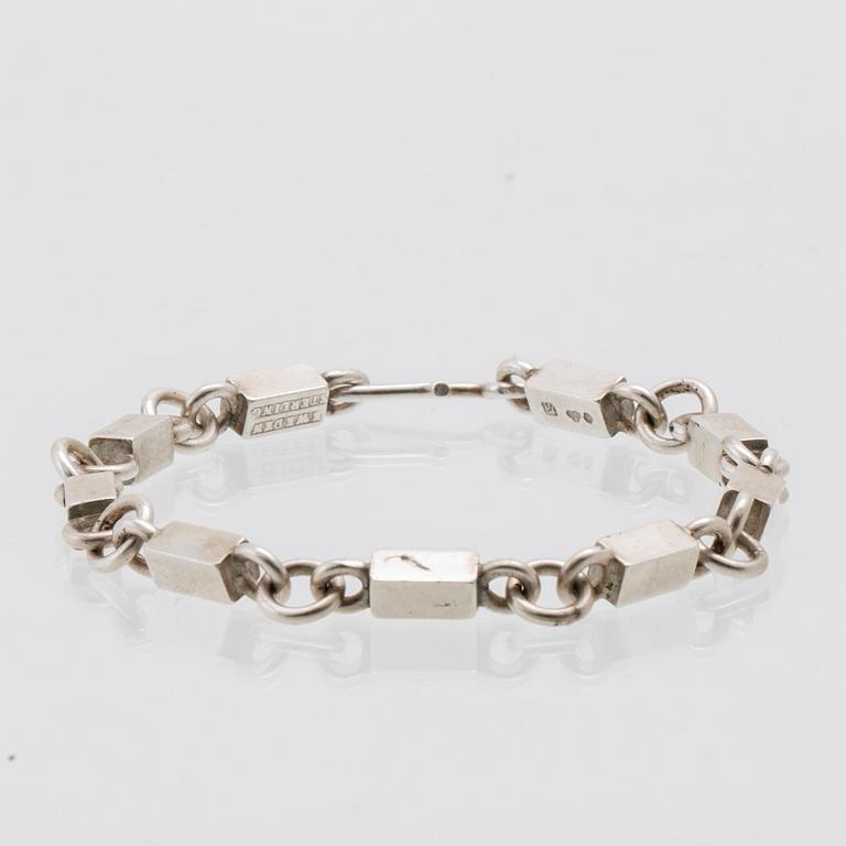Sven Börje Sterling Silver Bracelet, Lund 1960.
