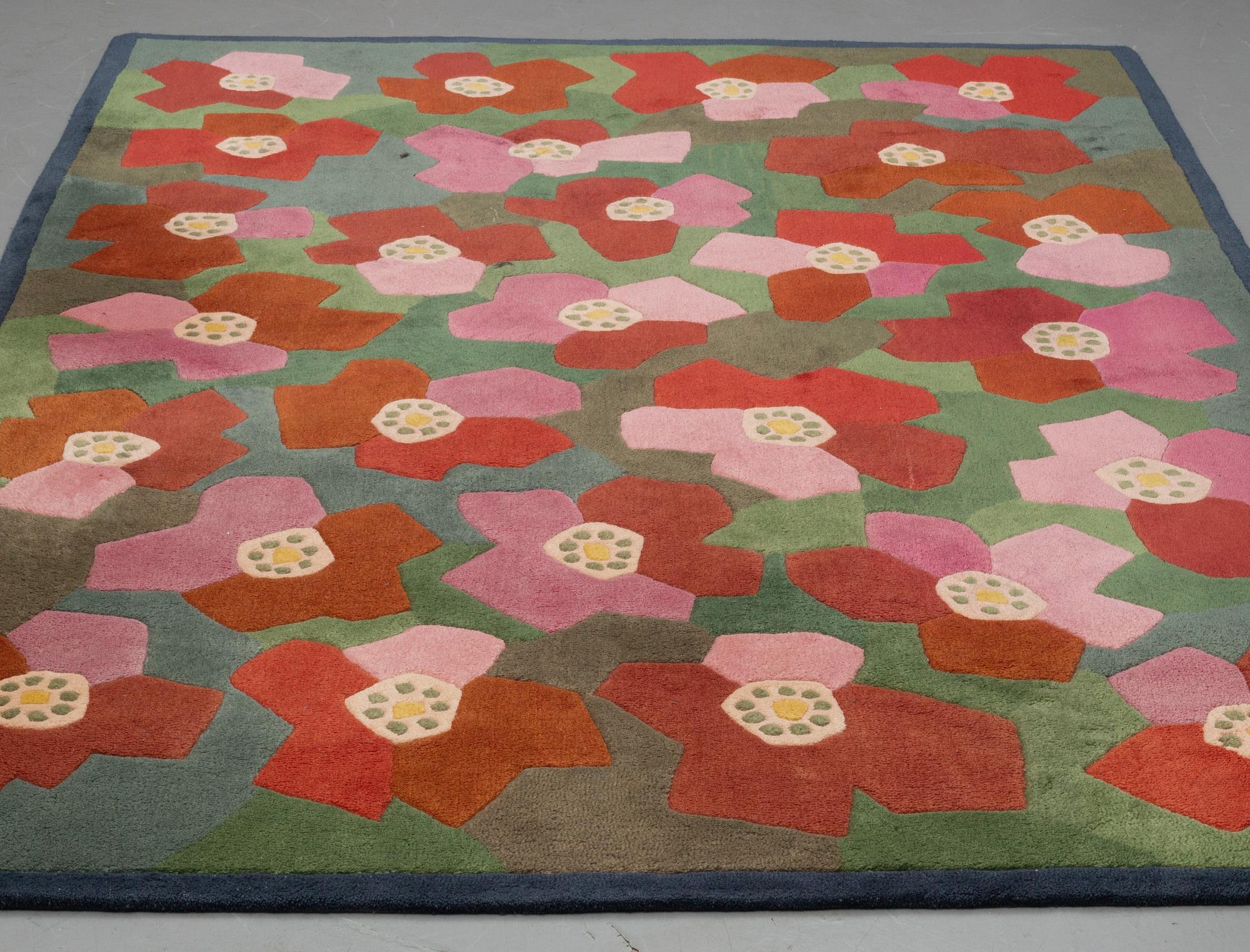 Gunilla Lagerhem Ullberg, a carpet, "Red Roses", Kasthall Design, ca 300 x 198 cm.