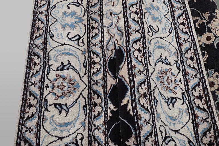 A carpet, Nain, part silk, ca 9 laa, ca 290 x 194 cm.