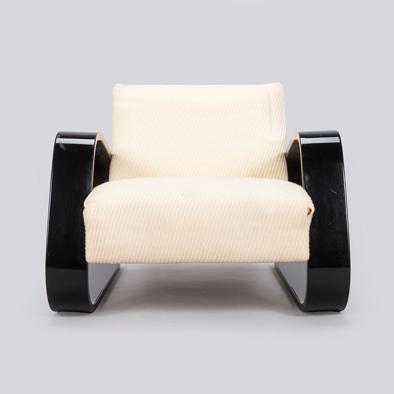 Alvar Aalto, fåtölj, "Tank chair" modell 400, Artek, 1970-tal.