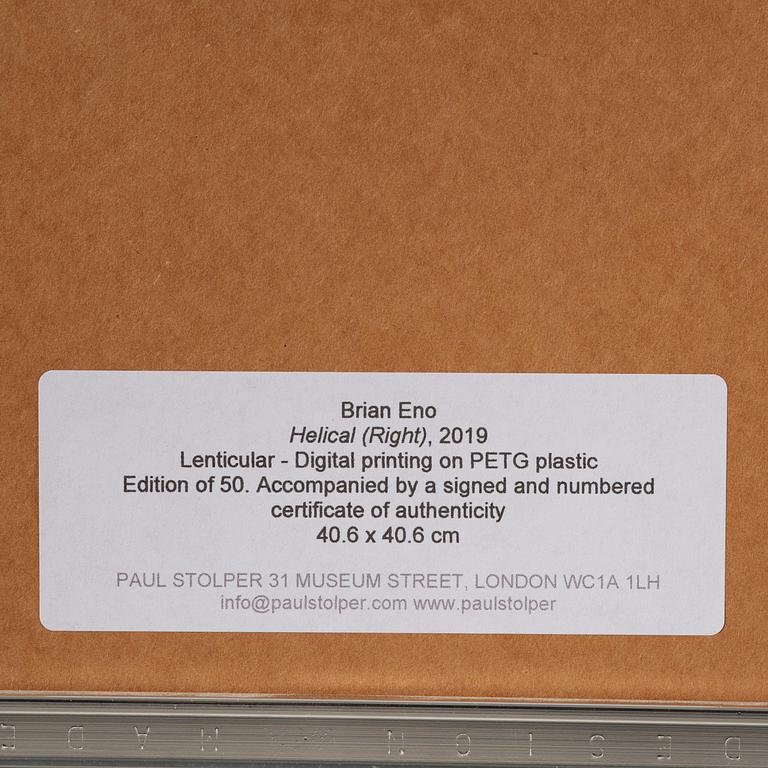 Brian Eno, "Helical Left".