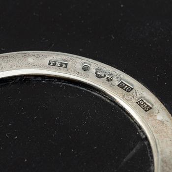 A silver decoration of Borås city arms, mark of Tore Kullander, Borås 1977.