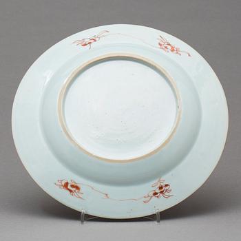 TALLRIK, porslin, Kina,  Qianlong (1736-95).