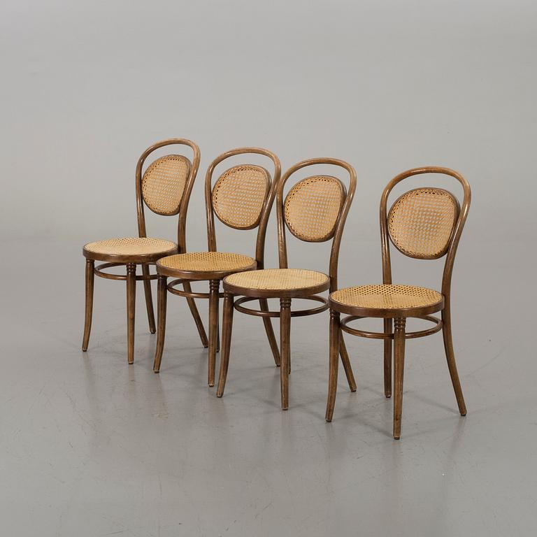 FOUR CHAIRS FROM THE SECOND HALF OF 20TH CENTURY.