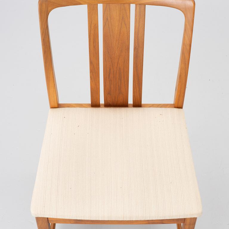 Stolar, 6 st, AB Linde Nilsson Lammhult, 1900-talets andra hälft.