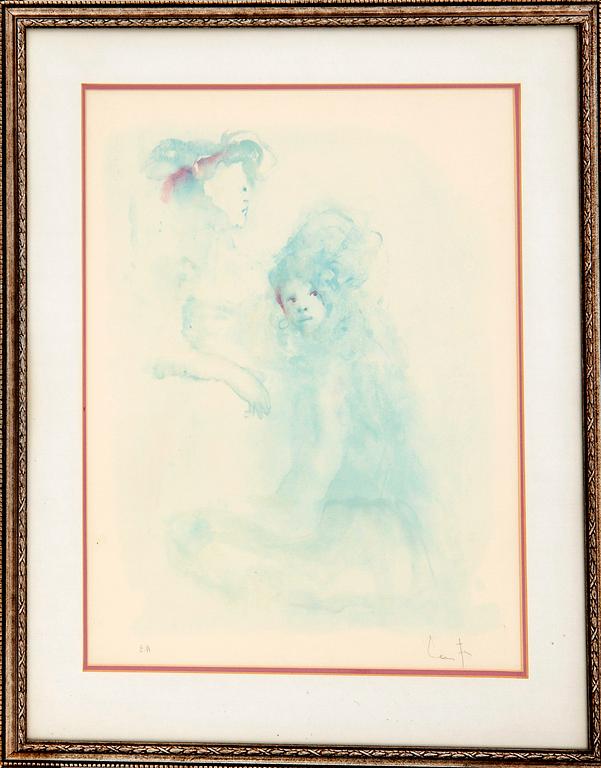 Leonor Fini, two lithographs in colours signd and numbered EA.