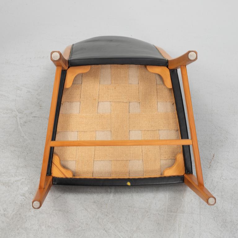 Carl Östergren, matgrupp, 6 stolar och matbord, utförda av snickarmästare David Sjölinder omkring 1962.