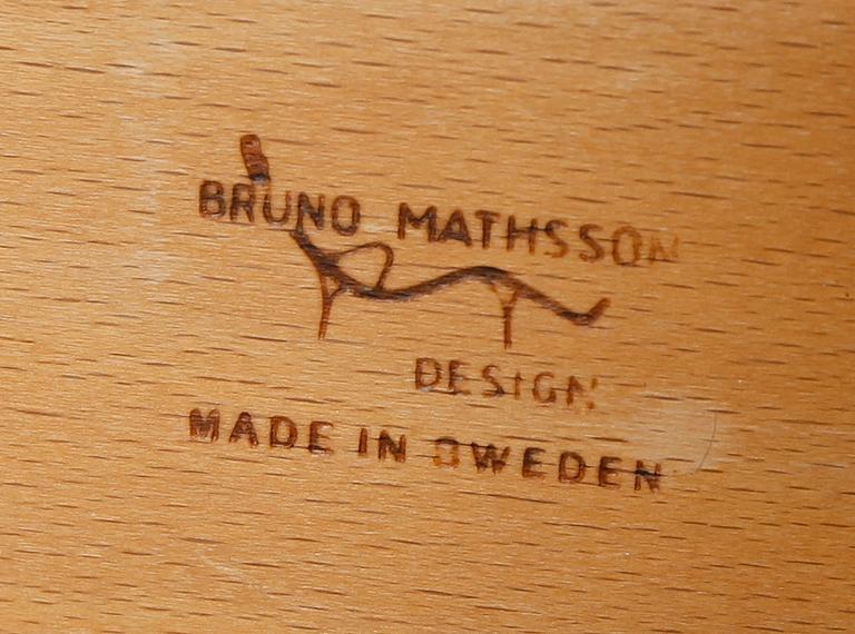 FÅTÖLJ, "Pernilla", Bruno Mathsson, 1900-talets andra hälft.