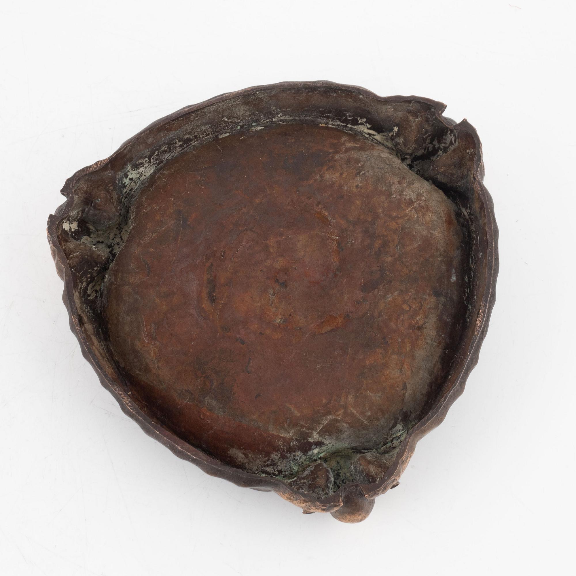 Emy Wahlström, fat/askfat, jugend, Hugo Elmqvist, tidigt 1900-tal.