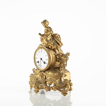 A mantle clock, second half of the 19th Century.