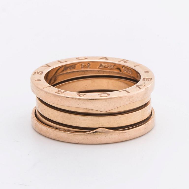 BVLGARI RING, 18K guld, B.zero 1 collection, original etui.