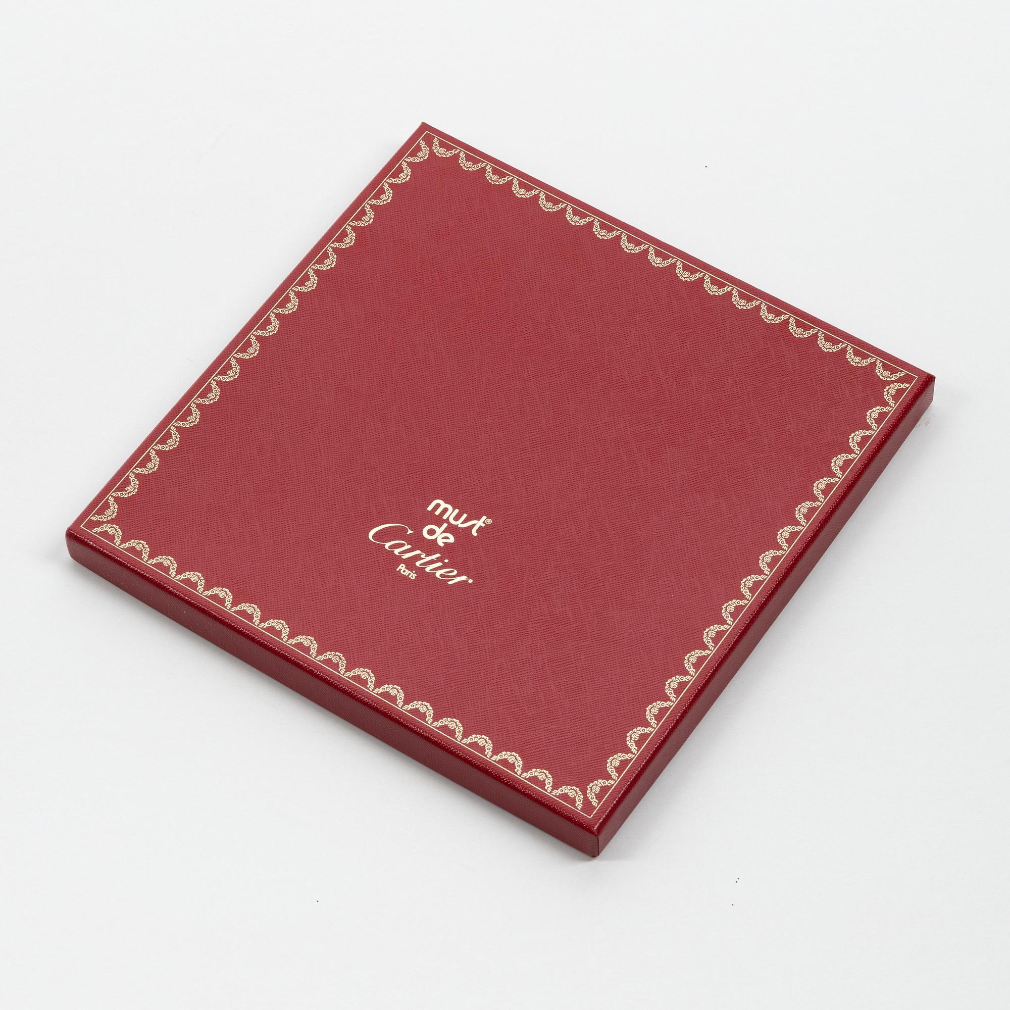 Cartier, a twill silk scarf.