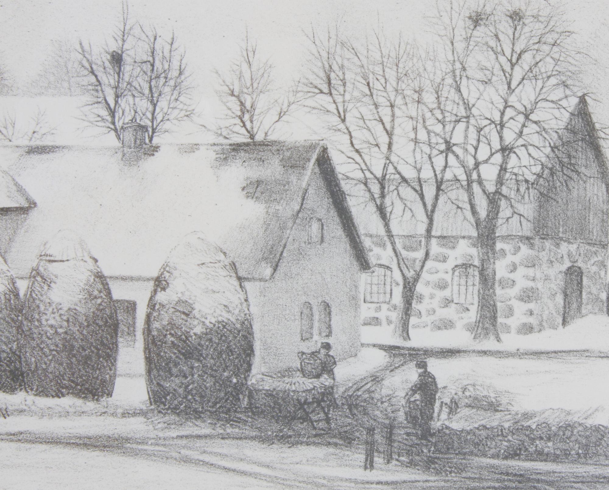 JOHANSSON-THOR, EMIL. Litografi, sign o dat 1937.