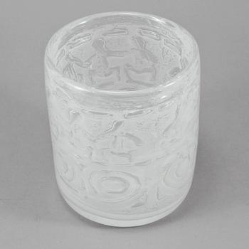VAS, glas, "Thalatta", Bengt Edenfalk, Skrufs glasbruk.