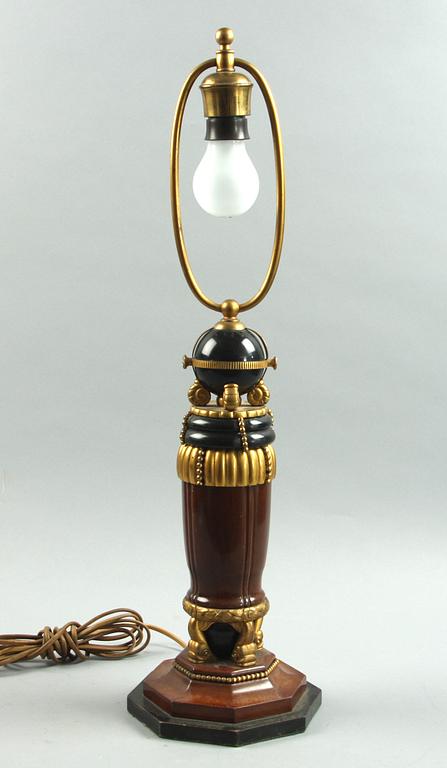 BORDSLAMPA, art-deco, 1900-talets första hälft.