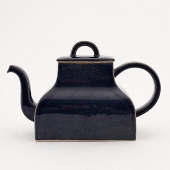 Signe Persson-Melin, tekanna, stengods, "Kinesen", Porslinsfabriken i Lidköping, numrerad 49/100.