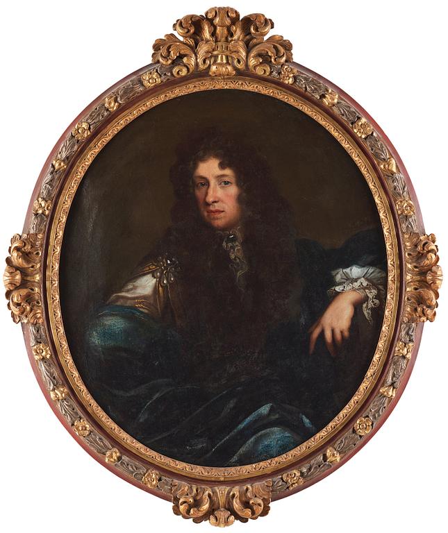 Martin Mijtens d.ä Attributed to, "Prins Georg of Danmark and Norway" (1653-1708).