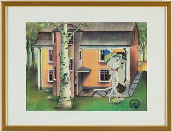 FILMCELLER, 14 stycken, original, ur "Pelle Svanslös", Team Film.